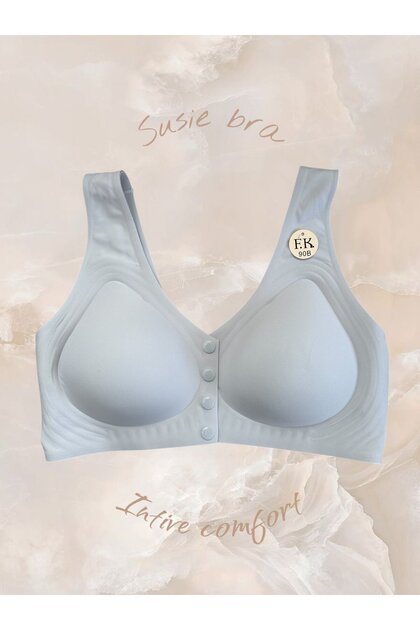 Susie Premium Quality Seamless Laser Underwire Bra with 4 Buttons on the Front (Breastfeeding Mothers)