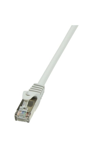 S/FTP Cat5e Cable, Copper-Aluminium, 1m, Grey, AWG26, Double Shielded