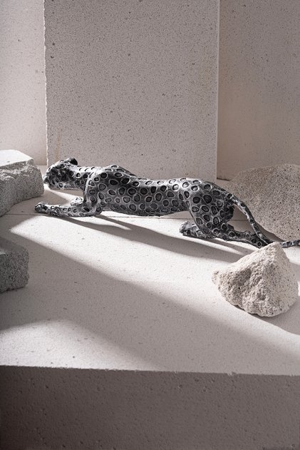 Dekoratif Jaguar Obje – Gücün ve Asaletin Simgesi