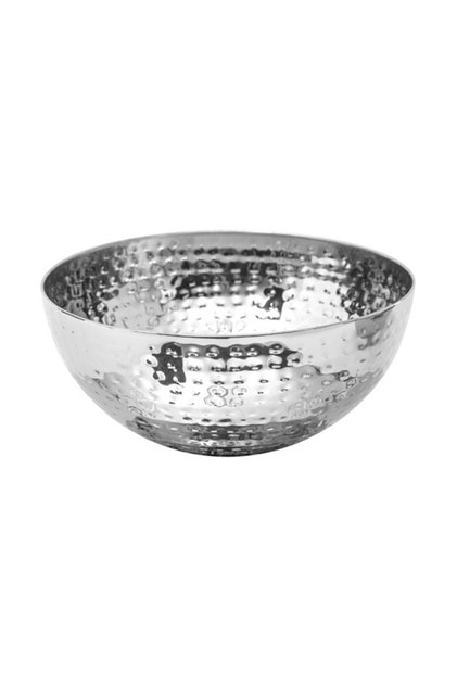 Hammered Stainless Steel Salad Bowl 29 cm