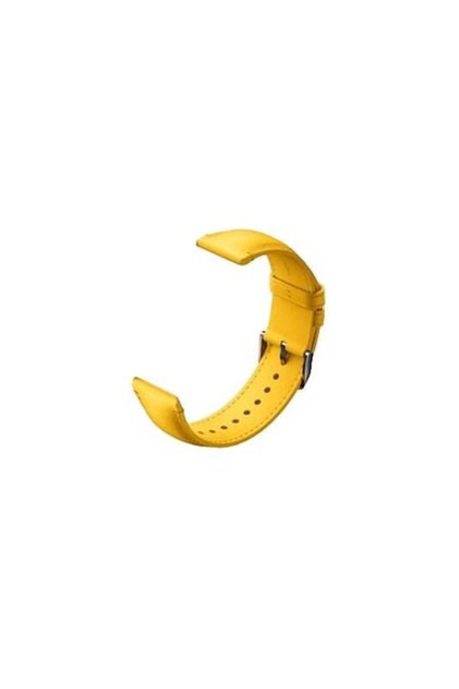 Curea de ceas, Xiaomi, piele, galbenă, reglabilă 135x205mm
