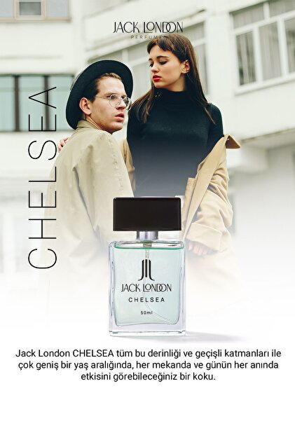 Jack London Chelsea EDT Unisex Parfüm 50ml | Meyveli, Odunsu