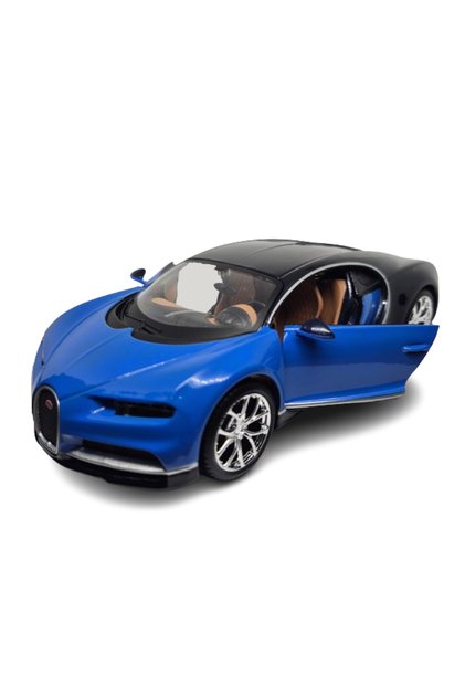 Bugatti Chiron, albastru, 1/24