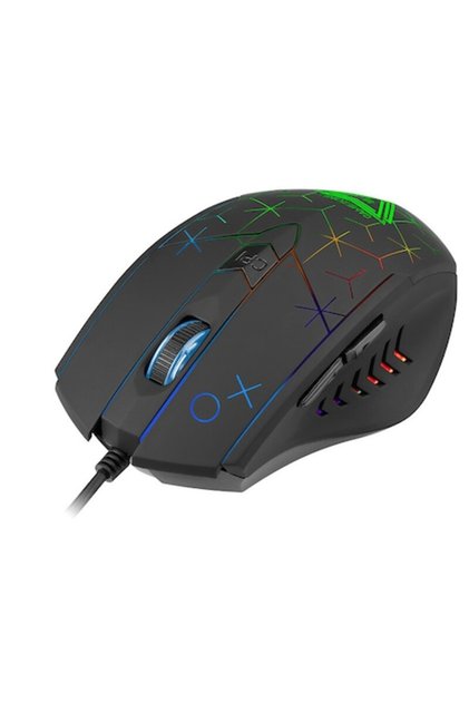 Мишка XO, RGB осветление, ергономичен дизайн, USB