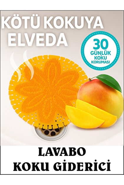 Lavabo Koku Giderici Mango Kokulu Süzgeç Evye Koku Önleyici Çok Amaçlı Banyo Duş Çöp Kovası Uyumlu