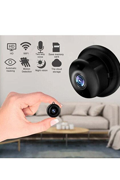 20006 Mini Camera With Night Vision Baby Monitor 1080p Wifi/ Wireless