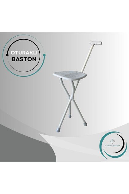 Oturaklı Baston Katlanır Oturaklı Baston Yüksek Kalite İthal Baston