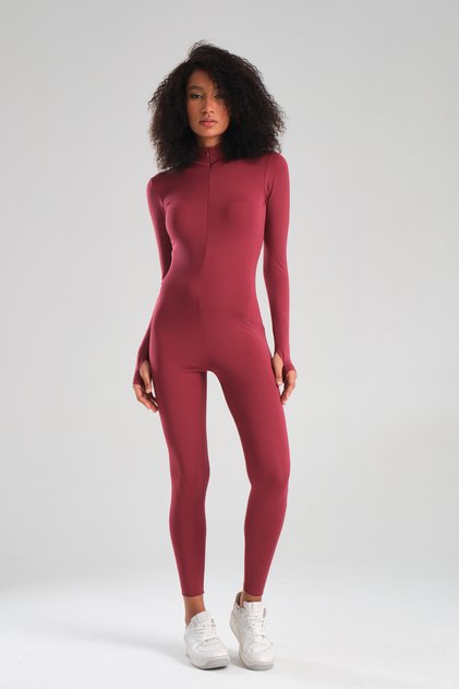 Women's Hijab Swimsuit Long Sleeve Jumpsuit / Pool Sea Swimmer Swimsuit Jumpsuit