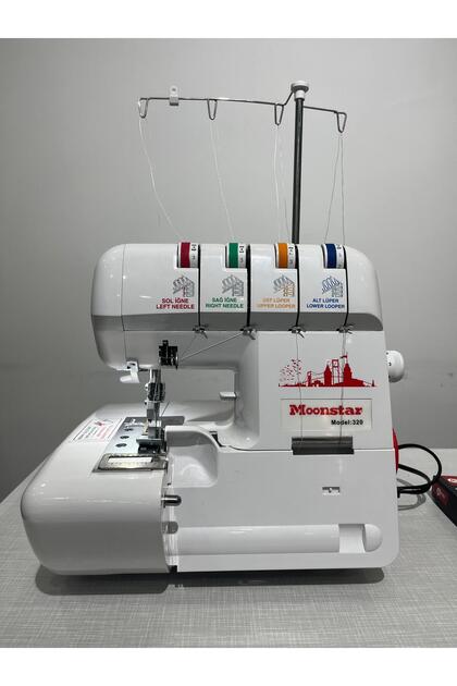 Moonstar Ev Tipi Overlok Dikiş Makinesi 3-4 İplik / Model 320