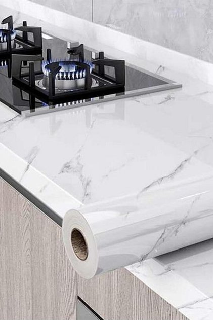 Bien Exclusive Mermer Desenler Premium Yapışkanlı Kaplama Pvc Folyo 50x100 Cm