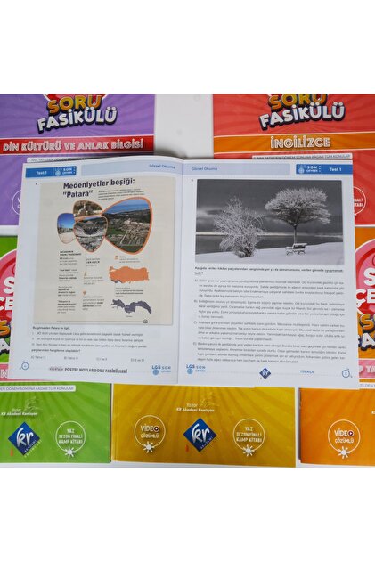 KR Akademi Yayınları LGS Poster Notlar Soru Fasikülleri İlk Çeyrek