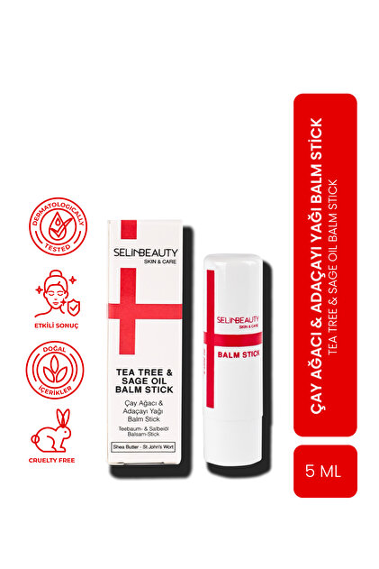 SELİNBEAUTY Skin&Care Çay Ağacı & Adaçayı Yağlı Lip Balm - Fiyatı