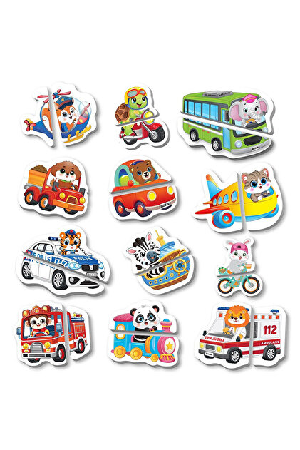 yükselen zeka 12-36 Ay İlk Magnet Puzzle - Taşıtlar - Fiyatı