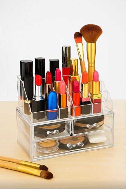 Herza House 3 Çekmeceli Makyaj Düzenleyici Organizer Set - Fiyatı