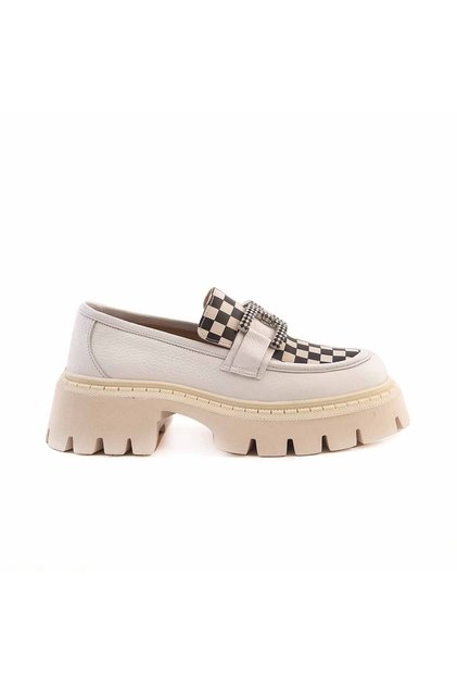 Women's Genuine Leather Eva Sole White Casual Shoes