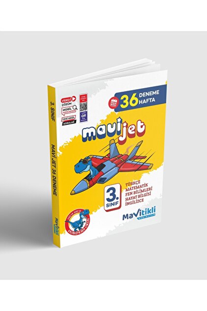MAVİTİKLİ YAYINCILIK 3.SINIF MAVİJET 36 HAFTA DENEME - Fiyatı