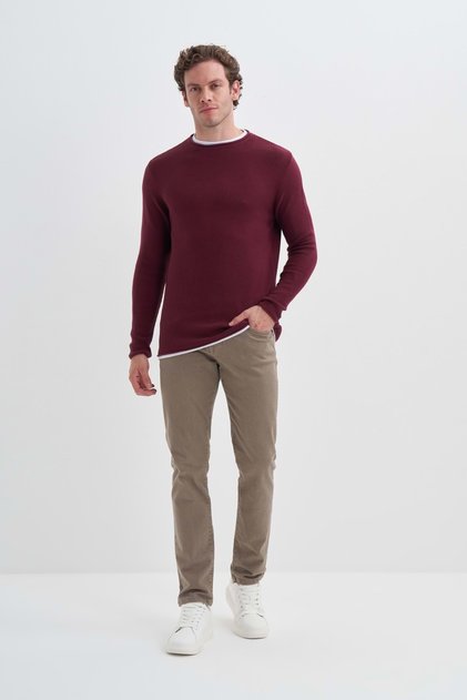 Caz 3010 Bis Yk Sweater 24Kceeo03010 Cherry