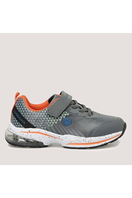 Lumberjack 4w Eze 4pr Çocuk Spor Ayakkabı - Gri-turuncu - 33