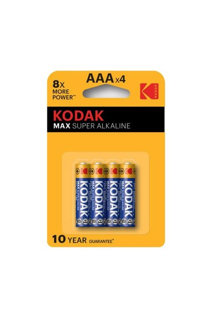 Max 4 Adet Alkalin Ince Pil