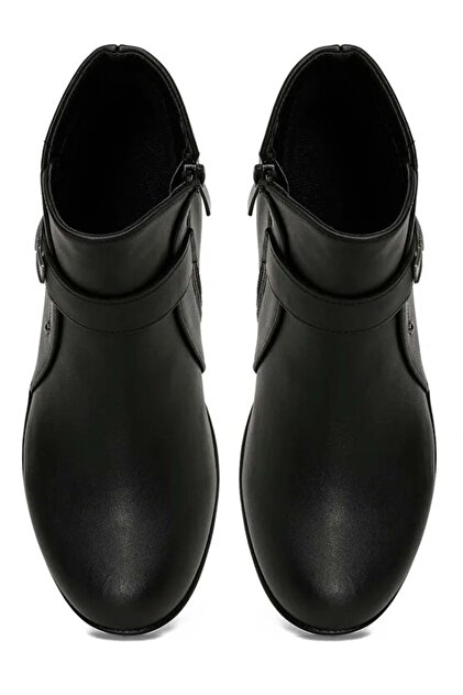 Polaris 162294.Z Ortopedik Kaymaz Taban Kadın Bot SİYAH - Fiyatı