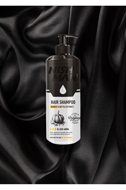 NISHMAN Shampoo with Garlic and Isirgan Extract 480 ml- Trendyol