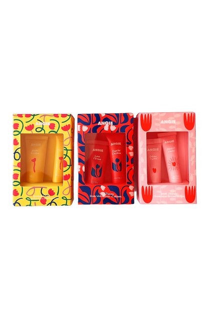 (Solar Bloom-Exotic Flowers-Festive Rose) Hand Cream & Lip Care Cream