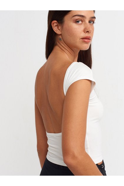 20230 Low-Rise Top-White