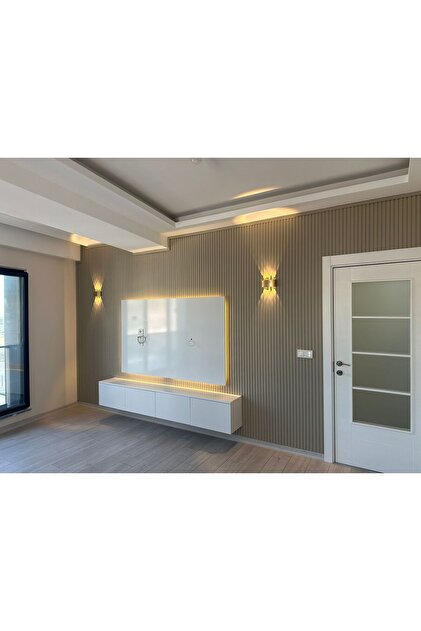 Mdf Duvar Panelleri Cnc İşleme Dekoratif Duvar Paneli 12MMX150MMX2800 6'lı Paket