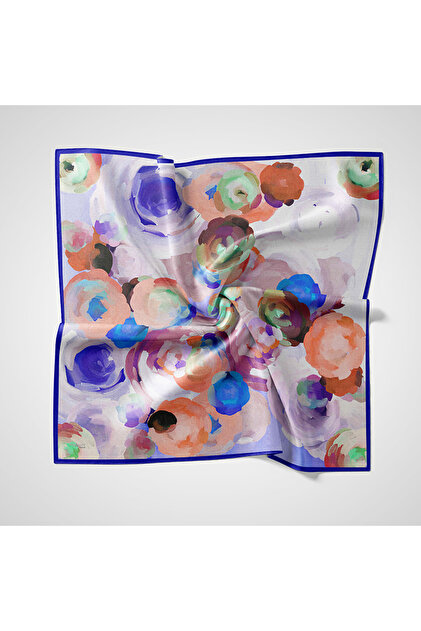 Eșarfă cu model natural