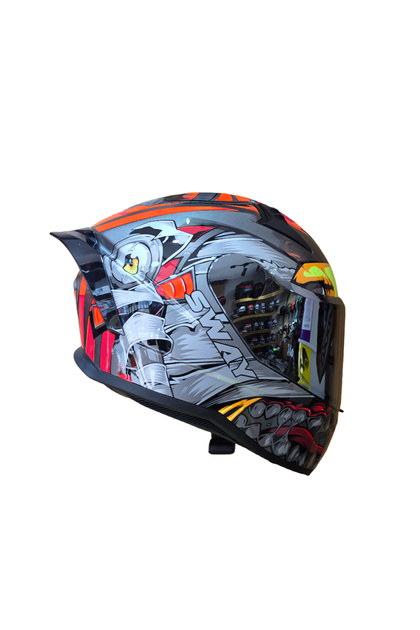 Sway SW-869 FULL FACE VENO AYNALI VİZÖR (GÜNEŞ VİZÖRLÜ) - Fiyatı