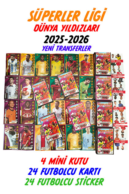 OYUNKAFASI SÜPERLER LİGİ DÜNYA YILDIZLARI 2025-2026 YENİ