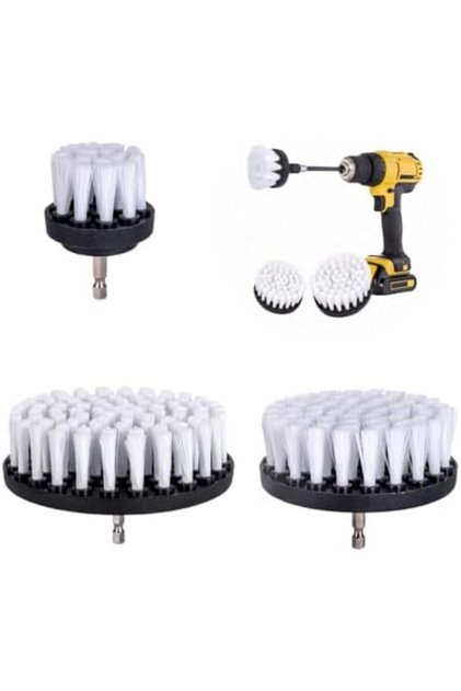 Electric Drill Brush Set - 3 Pieces, HiTBod