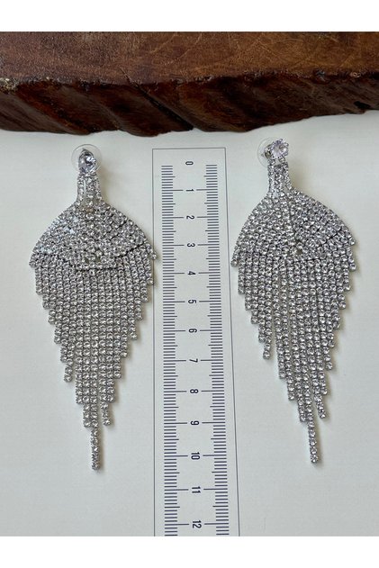 Long Dangle Waterway Evening Dress Earrings Waterway Earrings Crystal Earrings