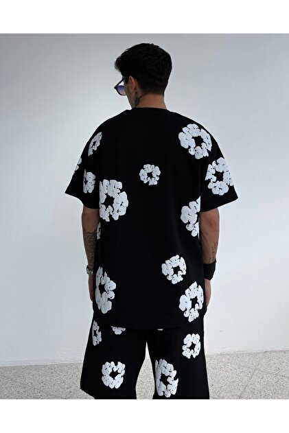 zaee D.Tears Baskılı Oversize Şort Takımı - Fiyatı, Yorumları