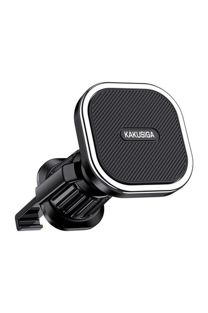 Suport auto magnetic, KSC-1166, gheară grilă, rotativ, negru