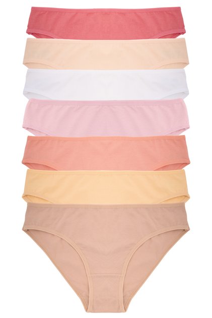 Women's Panties 7 Pack Lycra Cotton Vanilla