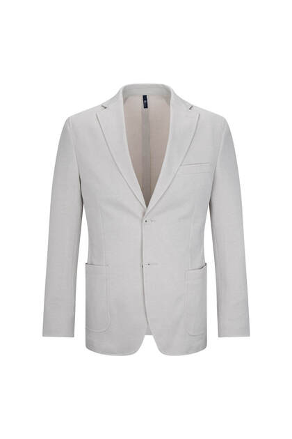 Stone Comfort Fit Mono Collar Classic Jacket