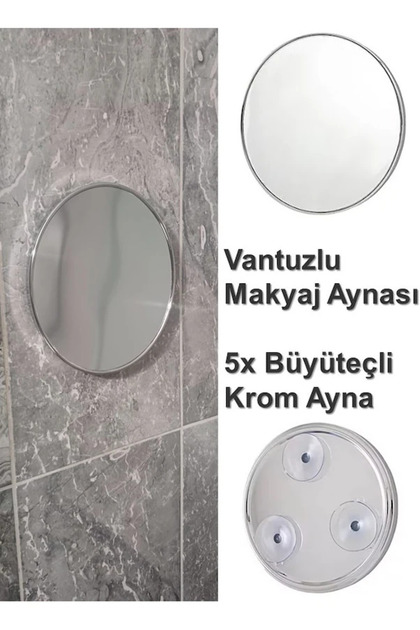 VANTUZLU MAKYAJ AYNASI BANYO AYNASI