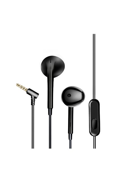 In-Ear Stereo Headset 3.5mm with Microphone, Black HS002