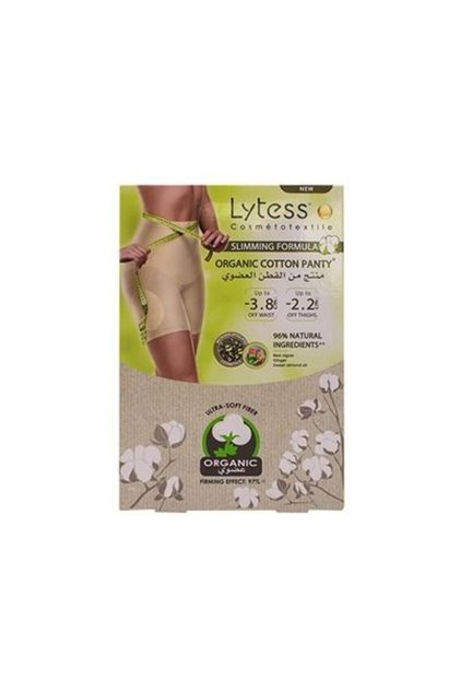 Organic Cotton Slimming Panty,Ivory L/Xl