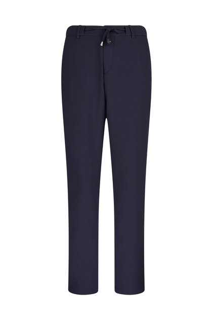 Navy Blue Relaxed Fit Side Pocket Jogger Trousers