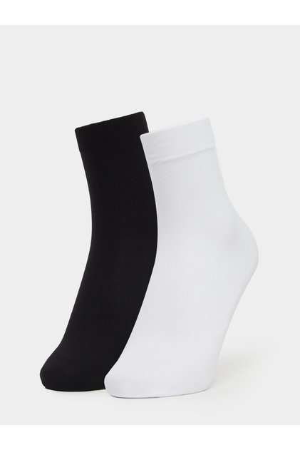 Set of 2 - Solid Crew Socks
