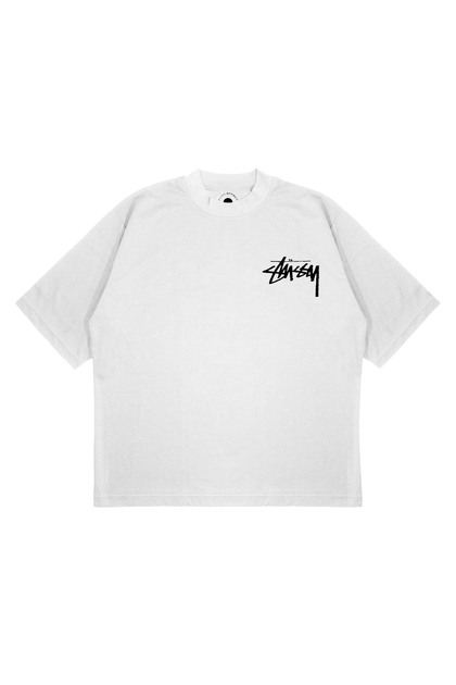 Unisex Oversize Mor Zar Sirt Printed Thick Fabric (240Gsm) T-Shirt
