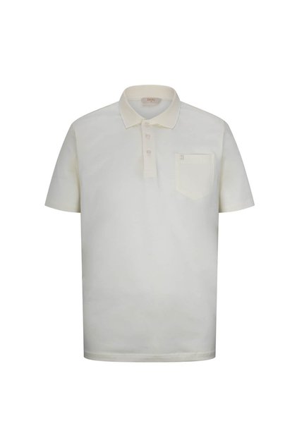 Yellow Regular Fit 100% Cotton Polo Neck Mercerized T-Shirt