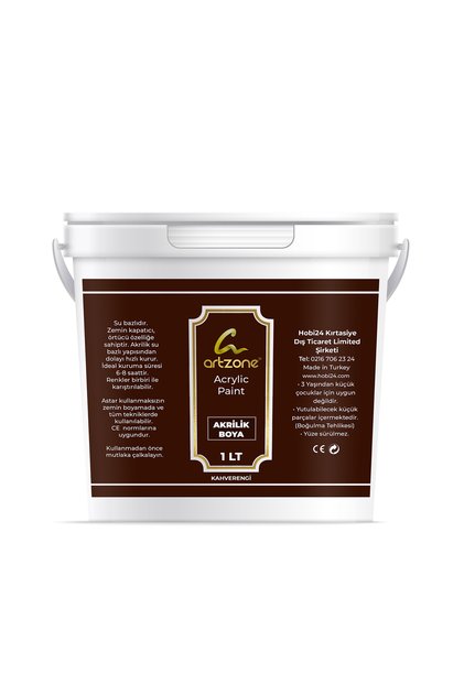 Akrilik Boya 1000ml - Kahve