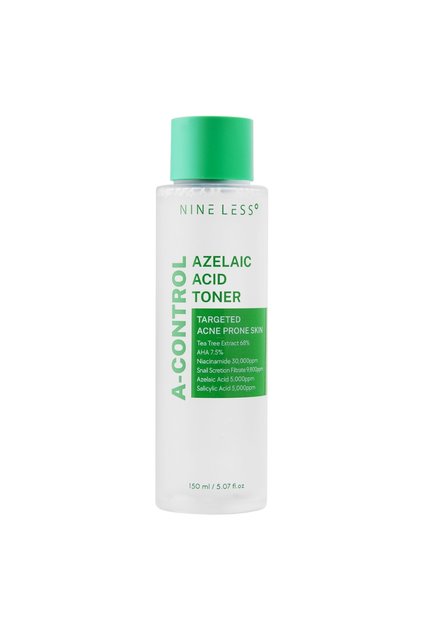 NINE LESS A-Control Toner cu acid azelaic 150 ml - Toner pentru ten predispus la acnee
