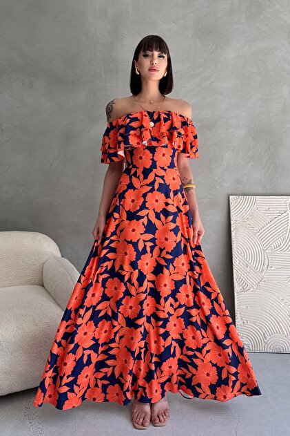 princess polly baby blue dress Orange Blue Dress