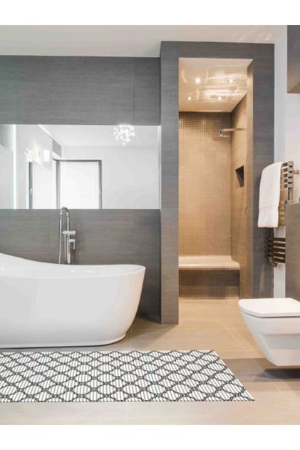 Rectangular Shape Anti-Slip Bath Mat 180 x 65cm