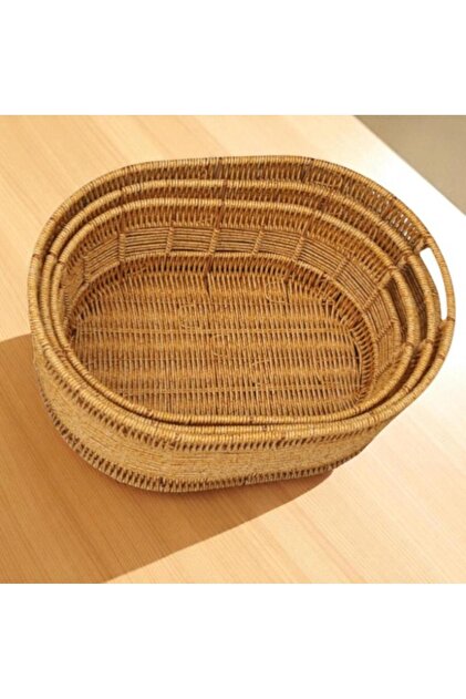 MİEN Oval Rattan Small Size Basket - Price, Reviews