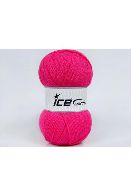 Lot of 4 X 100Gr Skeins Ice Yarns Gonca Hand Knitting Yarn Candy Pink